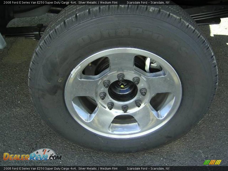 2008 Ford E Series Van E250 Super Duty Cargo 4x4 Silver Metallic / Medium Flint Photo #5