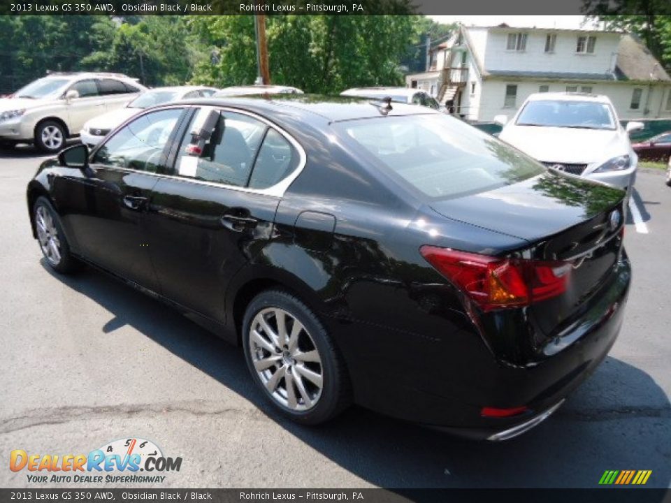 2013 Lexus GS 350 AWD Obsidian Black / Black Photo #2