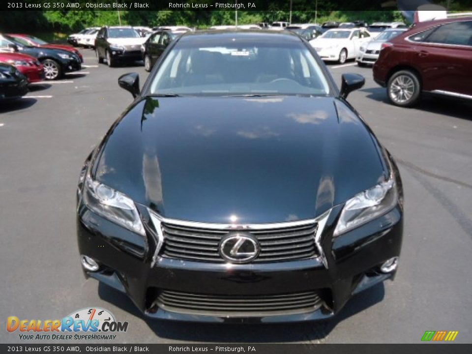 2013 Lexus GS 350 AWD Obsidian Black / Black Photo #7