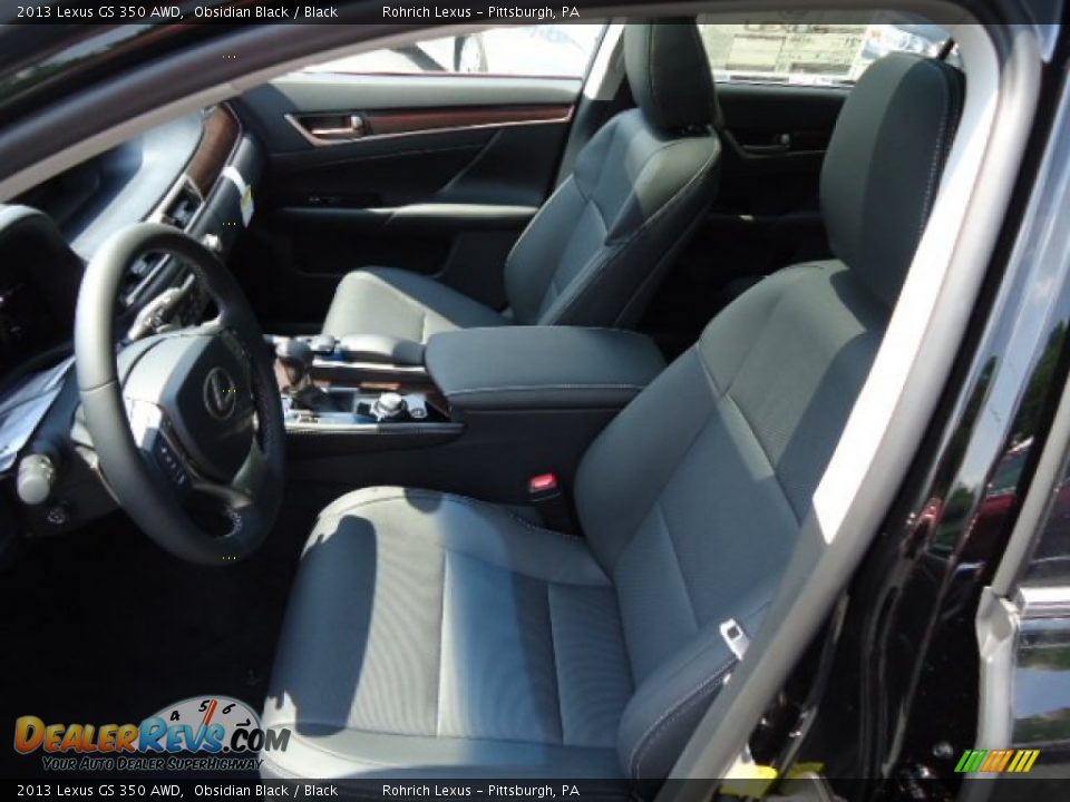 2013 Lexus GS 350 AWD Obsidian Black / Black Photo #10