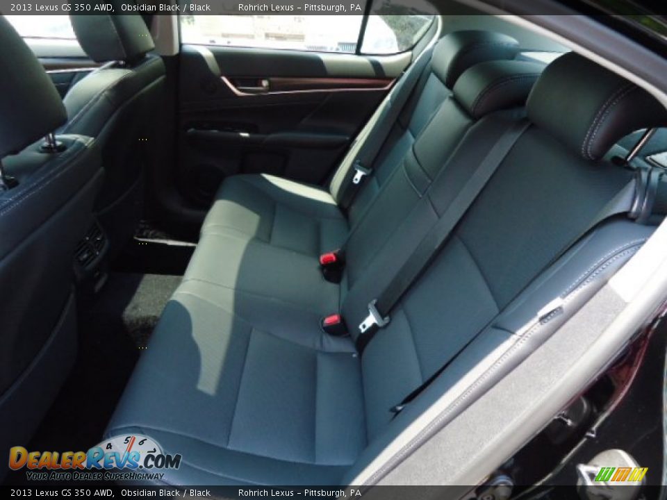 2013 Lexus GS 350 AWD Obsidian Black / Black Photo #11