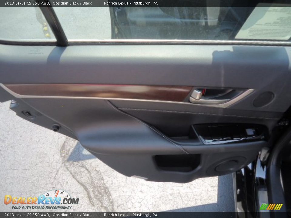 2013 Lexus GS 350 AWD Obsidian Black / Black Photo #13