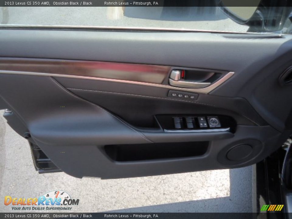 2013 Lexus GS 350 AWD Obsidian Black / Black Photo #14