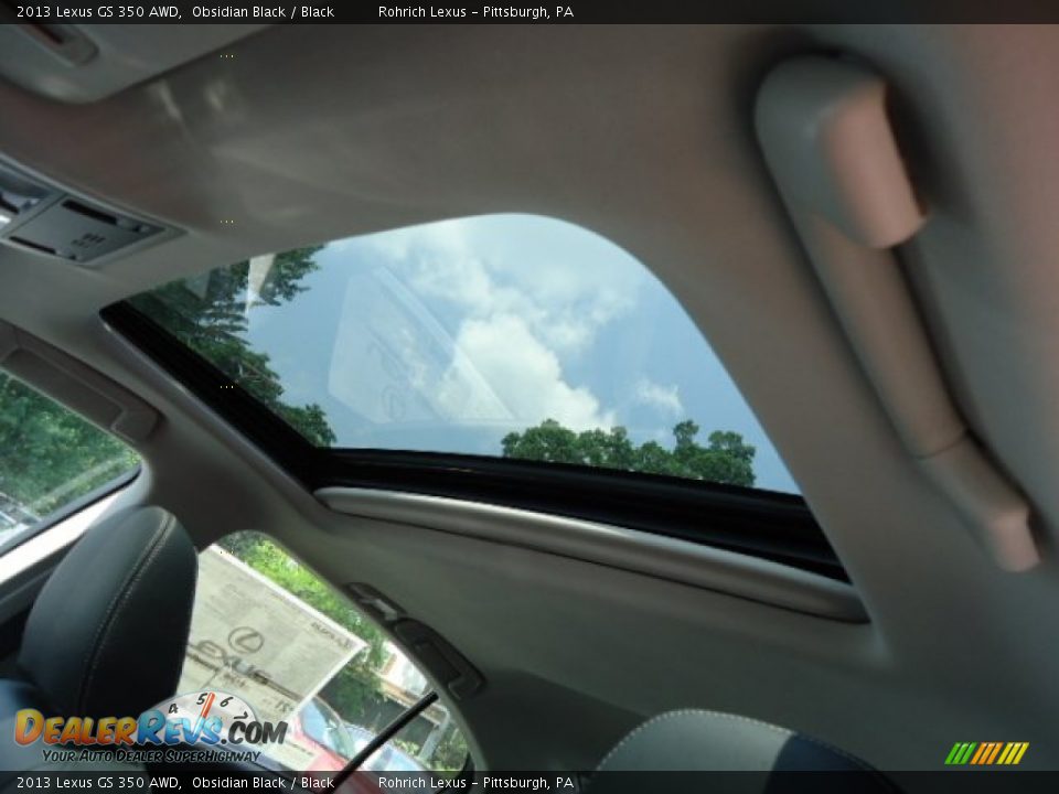 2013 Lexus GS 350 AWD Obsidian Black / Black Photo #15