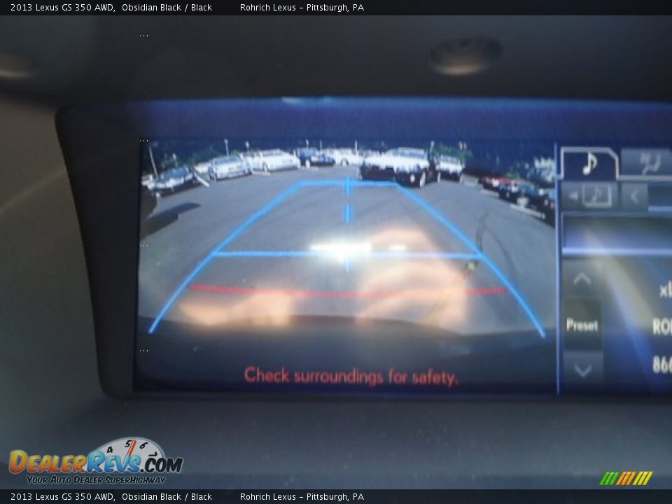 2013 Lexus GS 350 AWD Obsidian Black / Black Photo #18