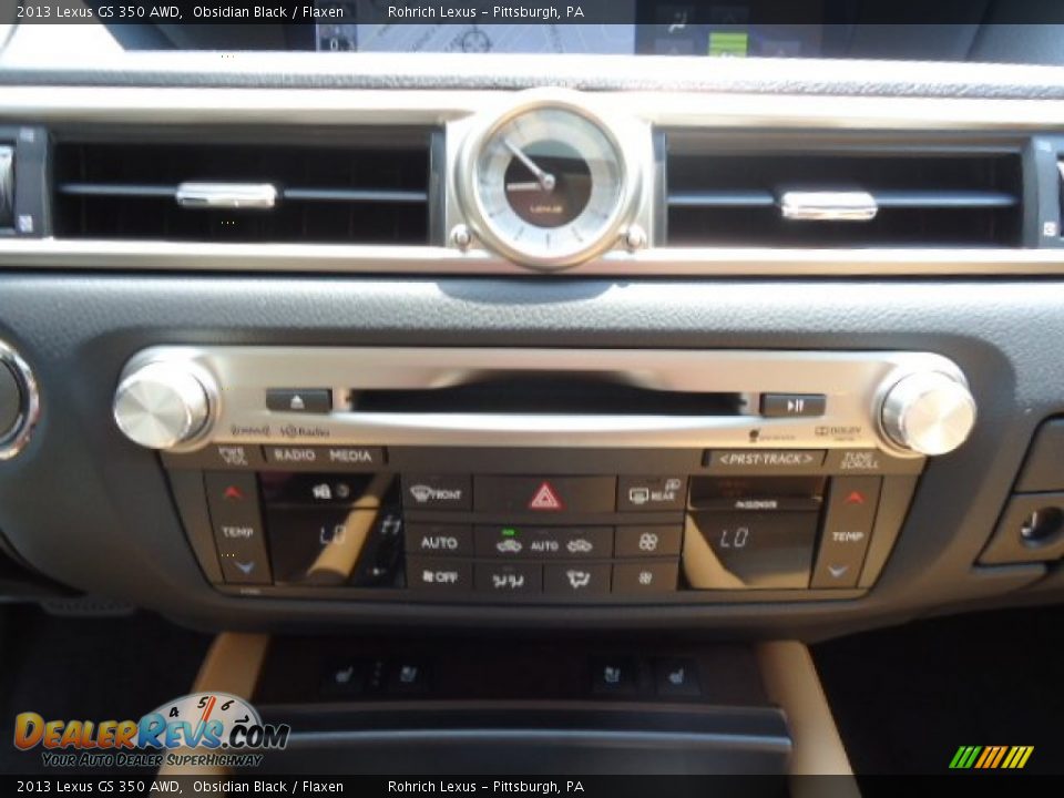 2013 Lexus GS 350 AWD Obsidian Black / Flaxen Photo #19
