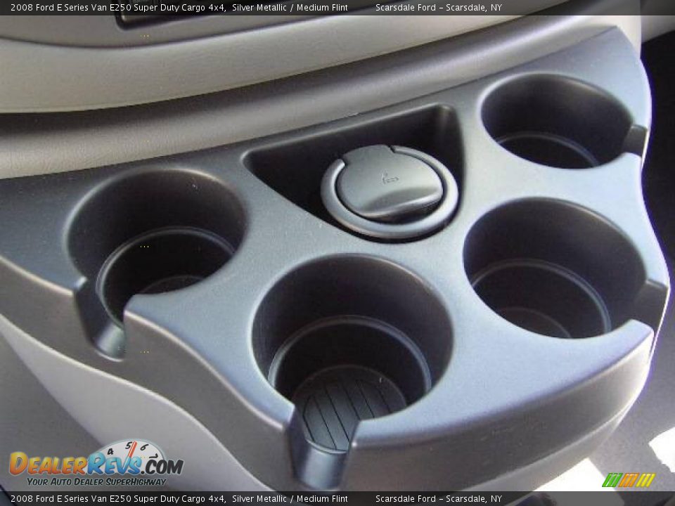 2008 Ford E Series Van E250 Super Duty Cargo 4x4 Silver Metallic / Medium Flint Photo #12