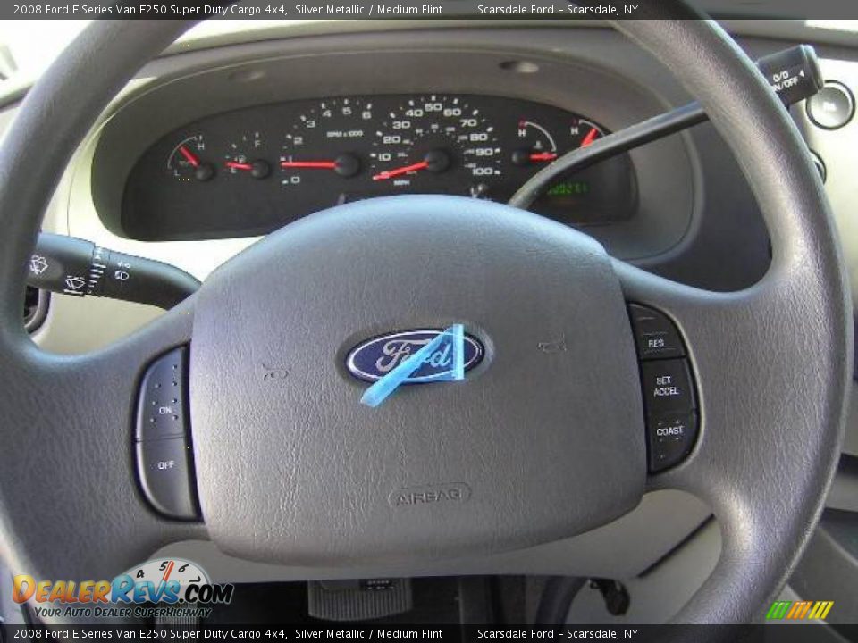 2008 Ford E Series Van E250 Super Duty Cargo 4x4 Silver Metallic / Medium Flint Photo #13