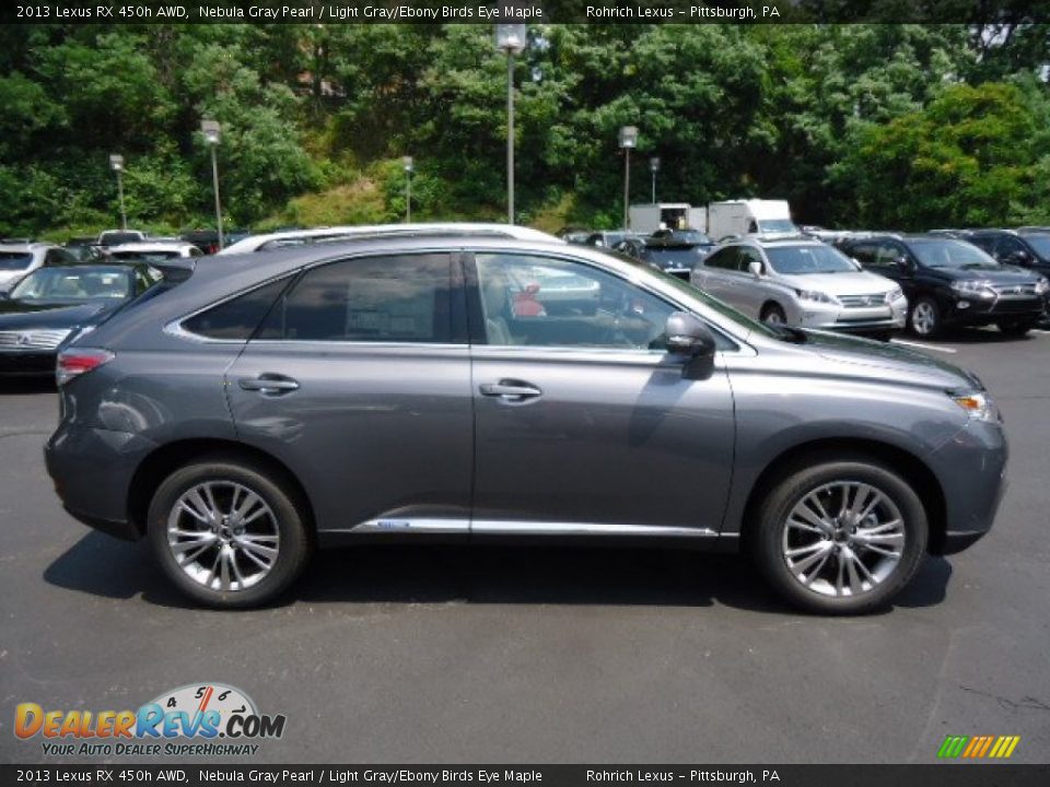 Nebula Gray Pearl 2013 Lexus RX 450h AWD Photo #5