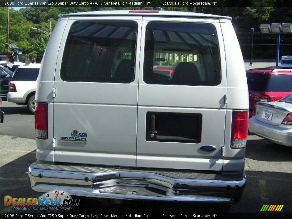 2008 Ford E Series Van E250 Super Duty Cargo 4x4 Silver Metallic / Medium Flint Photo #16