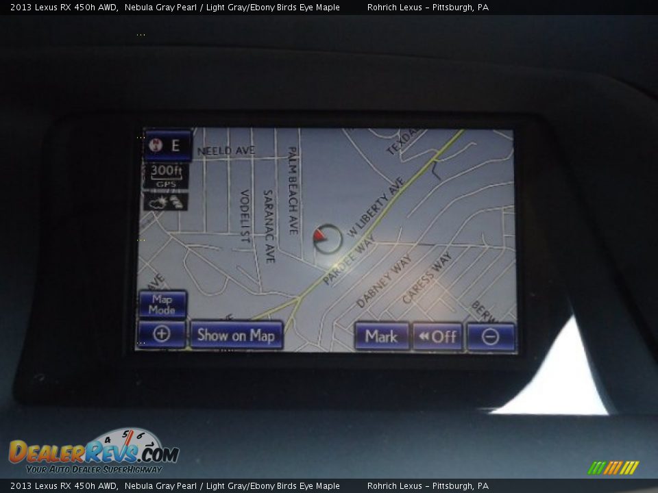 2013 Lexus RX 450h AWD Nebula Gray Pearl / Light Gray/Ebony Birds Eye Maple Photo #17