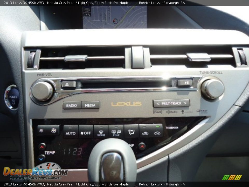 2013 Lexus RX 450h AWD Nebula Gray Pearl / Light Gray/Ebony Birds Eye Maple Photo #19