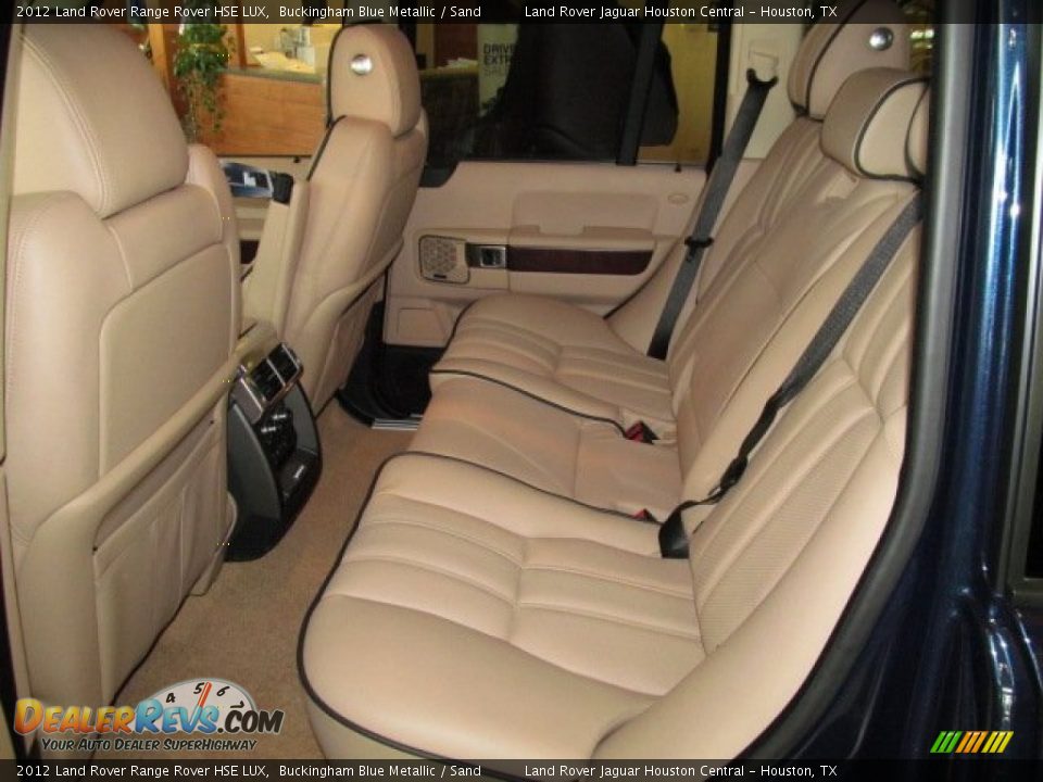 2012 Land Rover Range Rover HSE LUX Buckingham Blue Metallic / Sand Photo #5