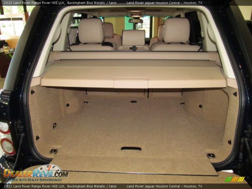 2012 Land Rover Range Rover HSE LUX Buckingham Blue Metallic / Sand Photo #13