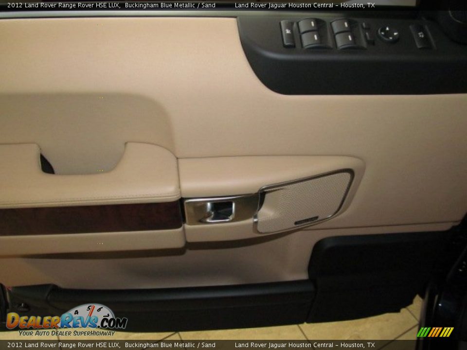 2012 Land Rover Range Rover HSE LUX Buckingham Blue Metallic / Sand Photo #14