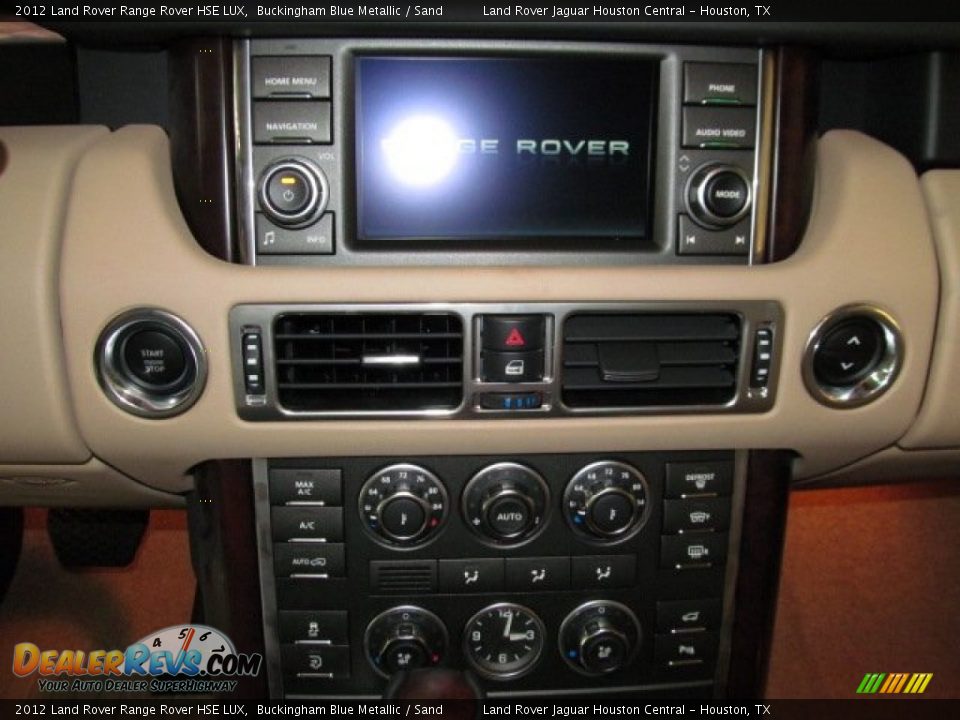 2012 Land Rover Range Rover HSE LUX Buckingham Blue Metallic / Sand Photo #15
