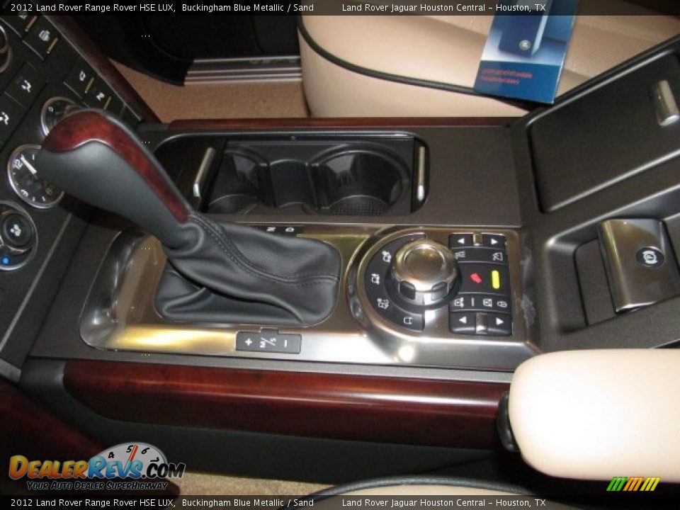 2012 Land Rover Range Rover HSE LUX Buckingham Blue Metallic / Sand Photo #16