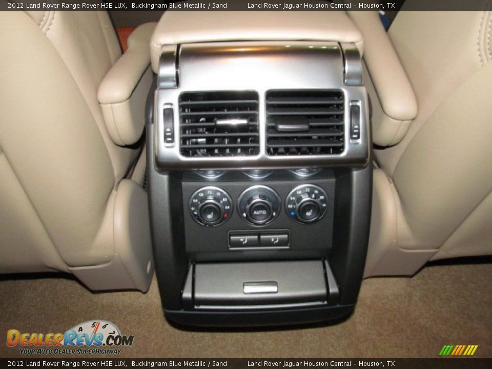 2012 Land Rover Range Rover HSE LUX Buckingham Blue Metallic / Sand Photo #17