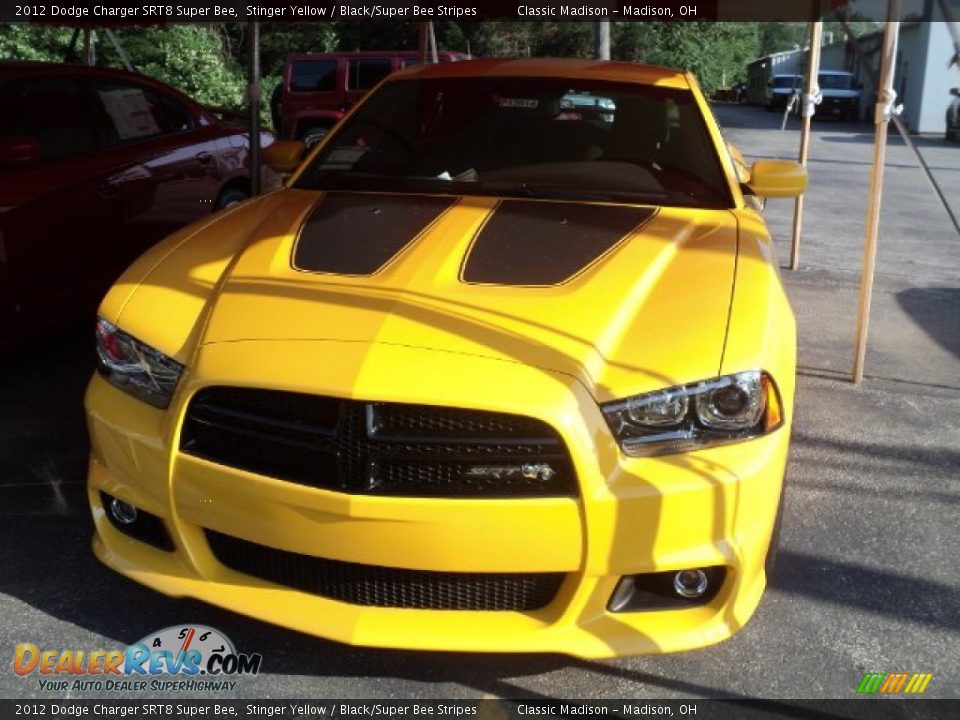 2012 Dodge Charger SRT8 Super Bee Stinger Yellow / Black/Super Bee Stripes Photo #1
