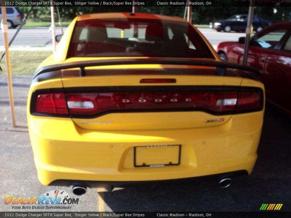 2012 Dodge Charger SRT8 Super Bee Stinger Yellow / Black/Super Bee Stripes Photo #4