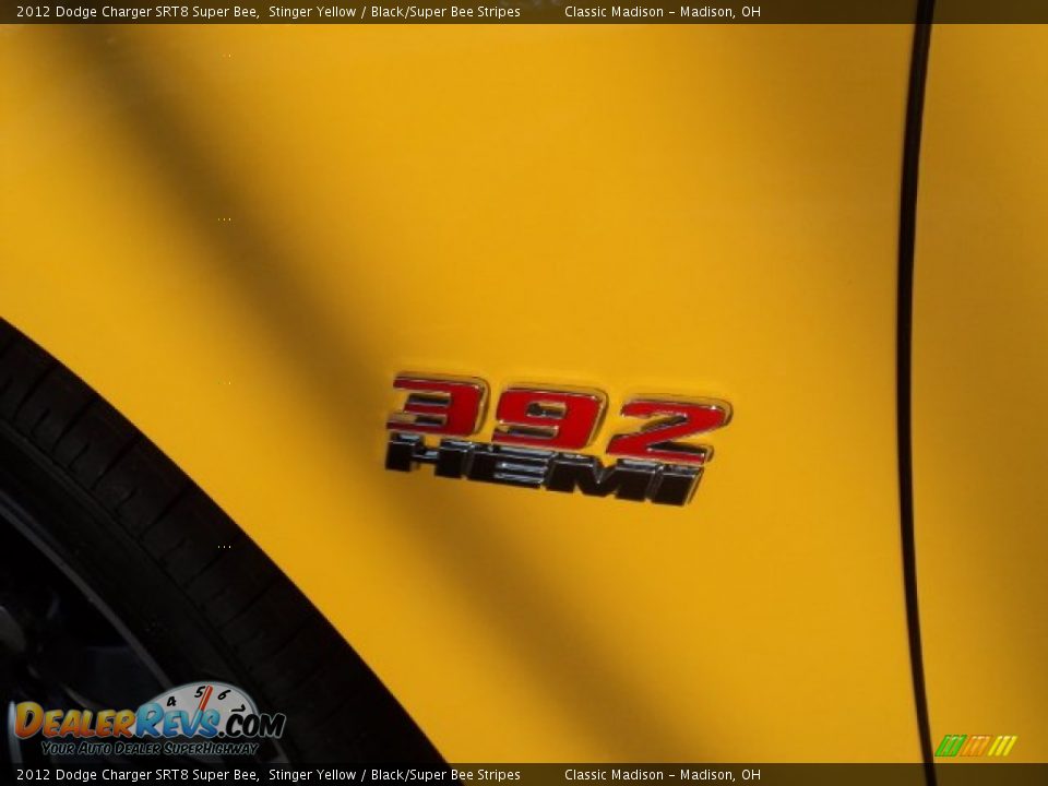 2012 Dodge Charger SRT8 Super Bee Stinger Yellow / Black/Super Bee Stripes Photo #7