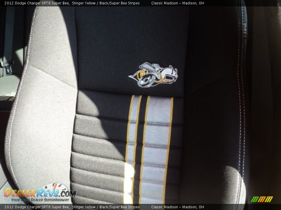 2012 Dodge Charger SRT8 Super Bee Stinger Yellow / Black/Super Bee Stripes Photo #10