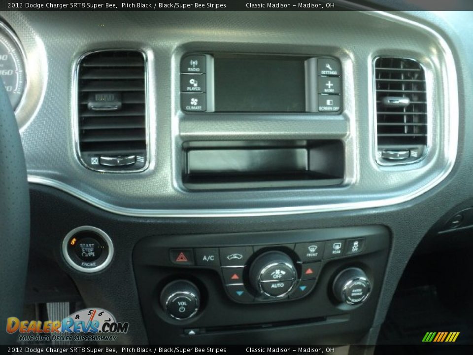 2012 Dodge Charger SRT8 Super Bee Pitch Black / Black/Super Bee Stripes Photo #10