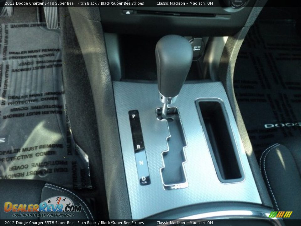 2012 Dodge Charger SRT8 Super Bee Pitch Black / Black/Super Bee Stripes Photo #11