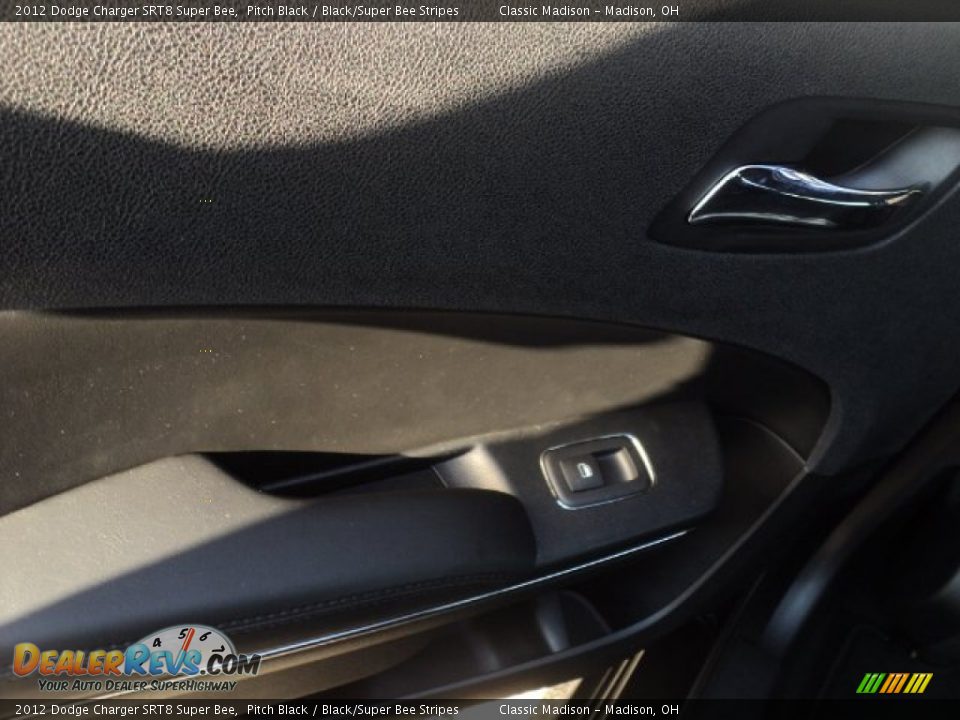 2012 Dodge Charger SRT8 Super Bee Pitch Black / Black/Super Bee Stripes Photo #14