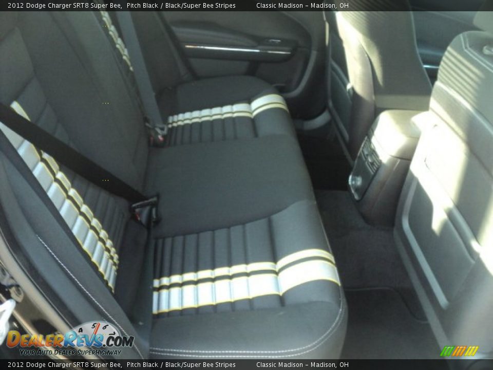 Rear Seat of 2012 Dodge Charger SRT8 Super Bee Photo #18