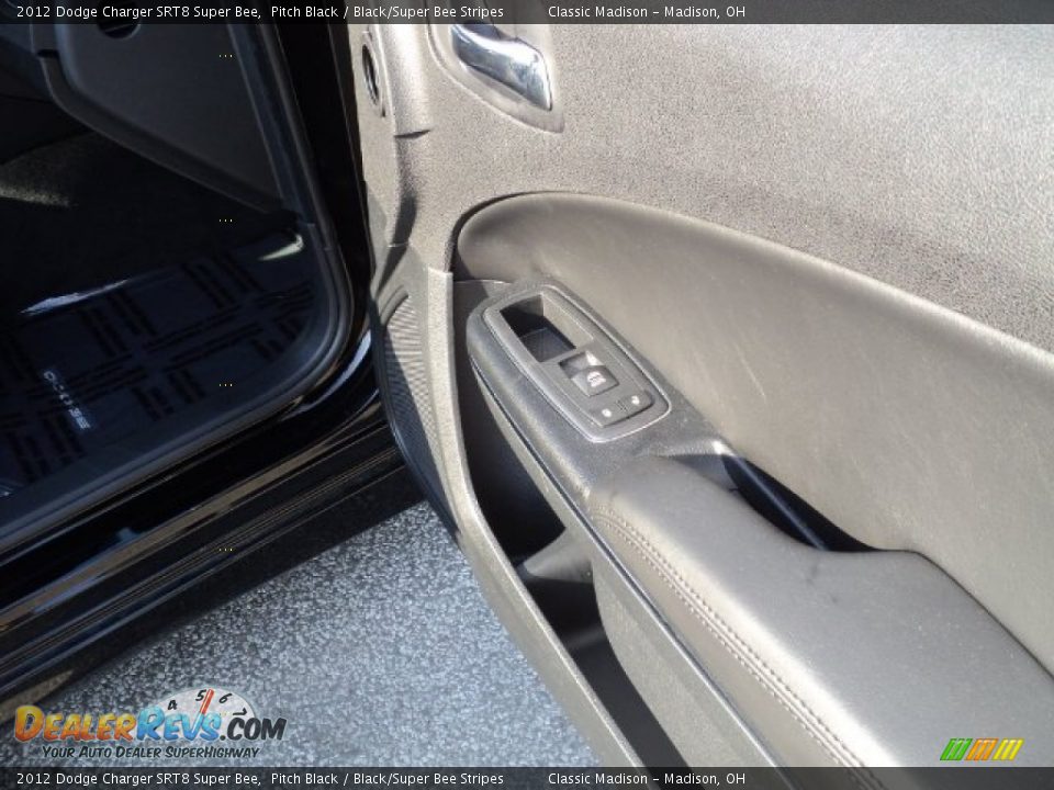2012 Dodge Charger SRT8 Super Bee Pitch Black / Black/Super Bee Stripes Photo #19