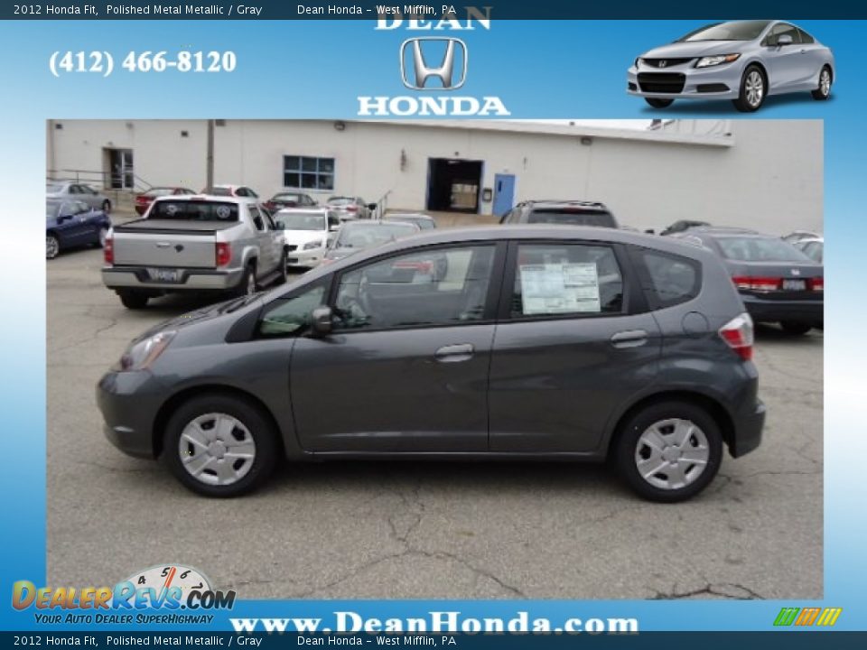 2012 Honda Fit Polished Metal Metallic / Gray Photo #1