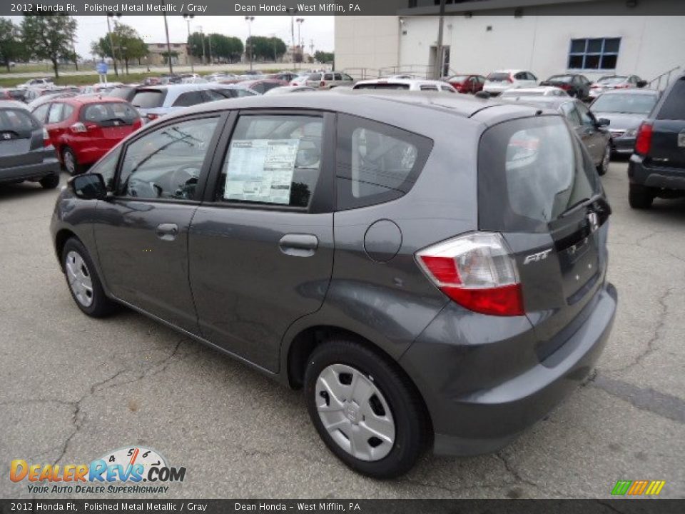 2012 Honda Fit Polished Metal Metallic / Gray Photo #2