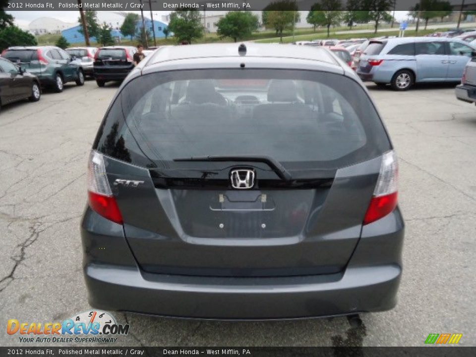 2012 Honda Fit Polished Metal Metallic / Gray Photo #3