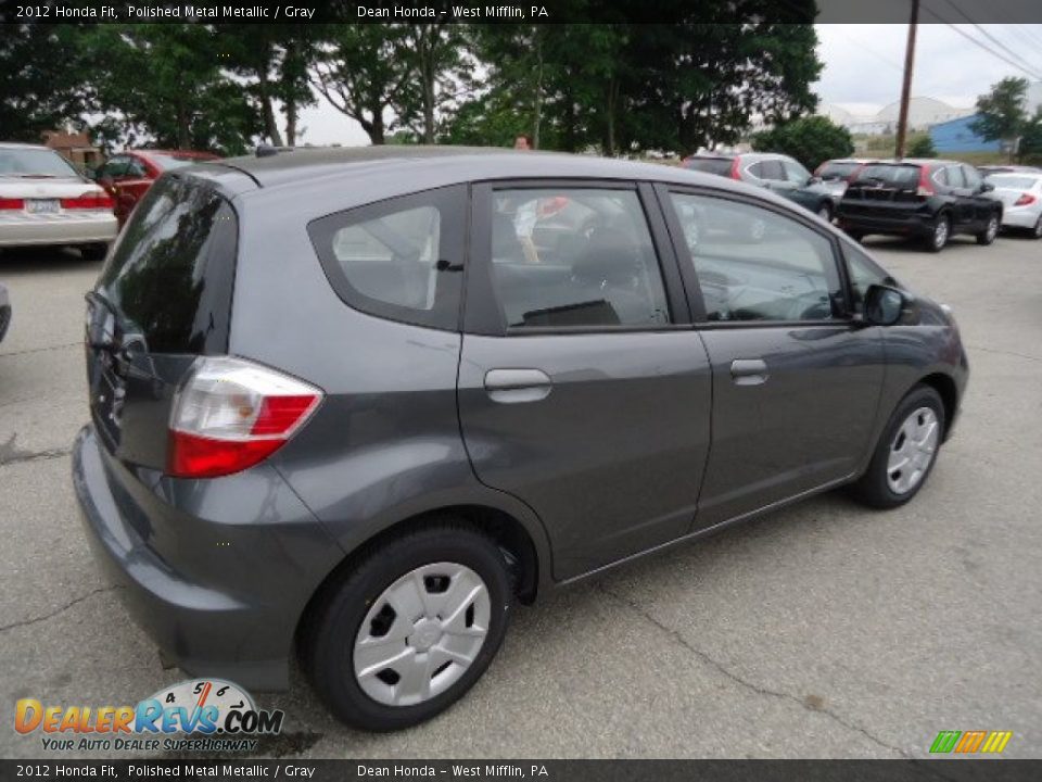 2012 Honda Fit Polished Metal Metallic / Gray Photo #4