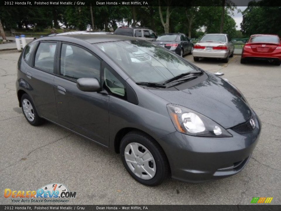 2012 Honda Fit Polished Metal Metallic / Gray Photo #6