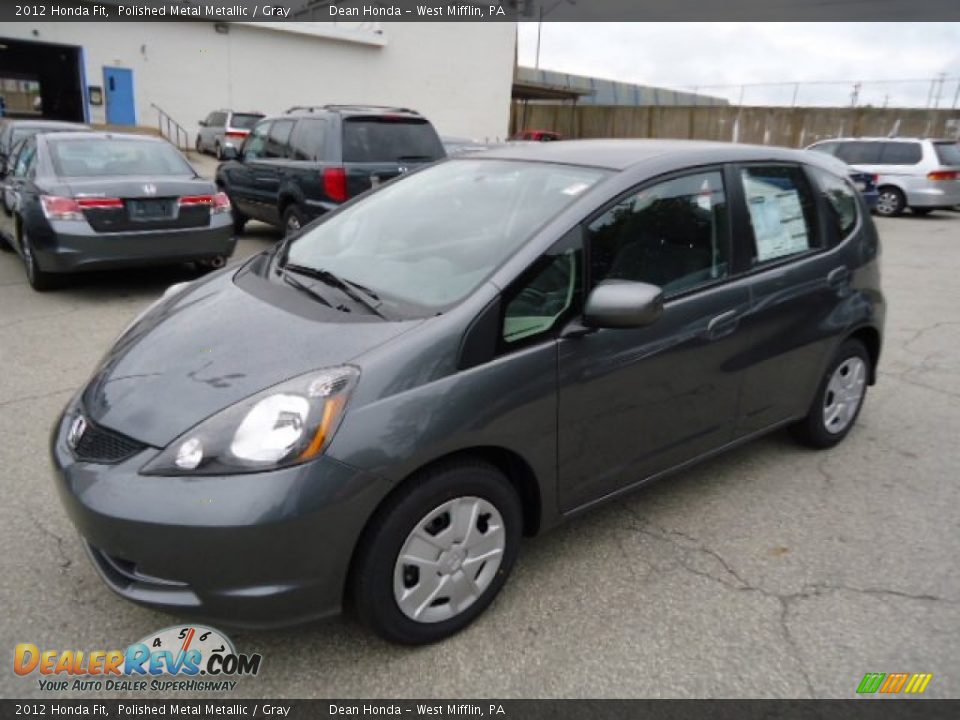 2012 Honda Fit Polished Metal Metallic / Gray Photo #8