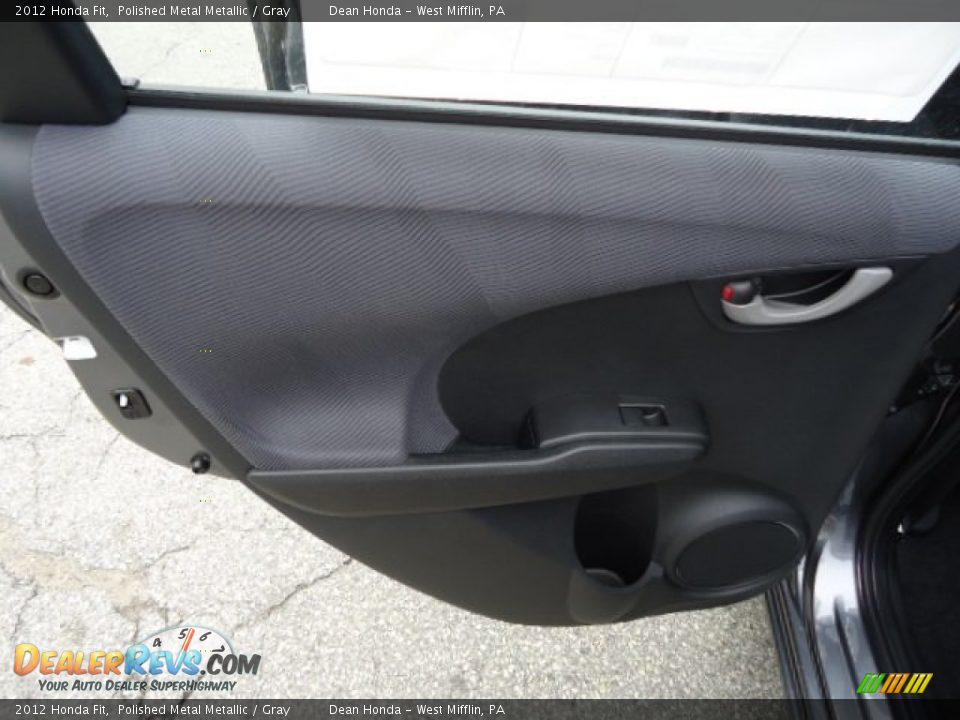 2012 Honda Fit Polished Metal Metallic / Gray Photo #13