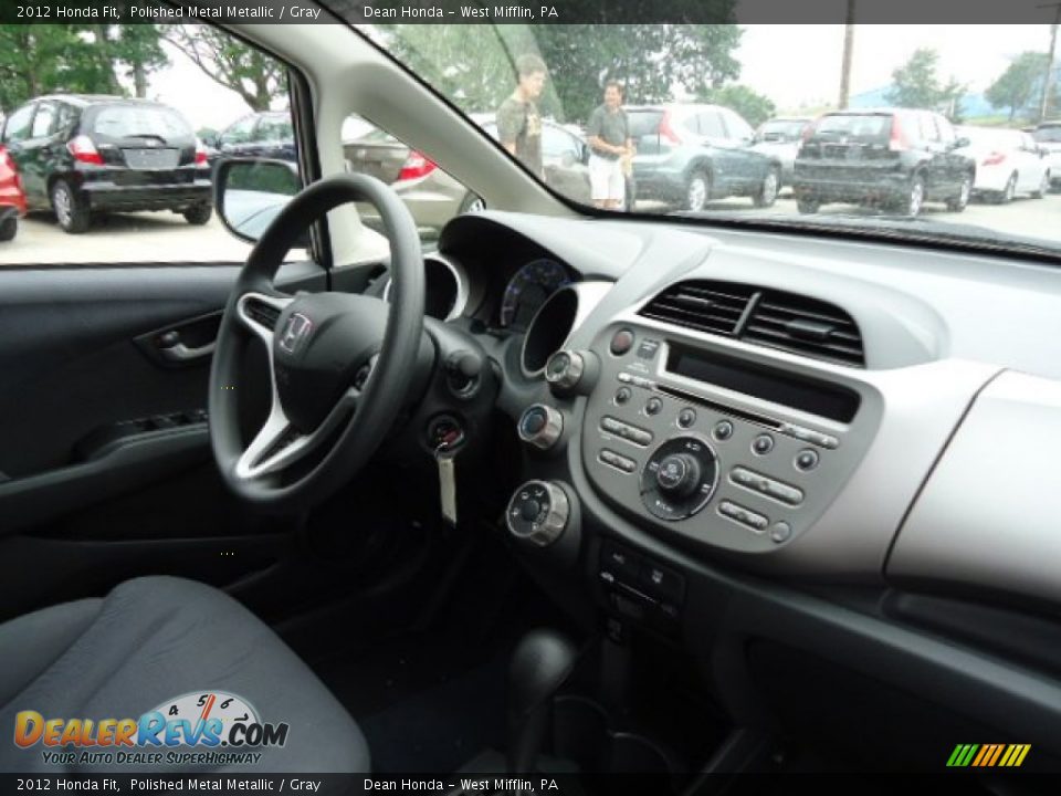 2012 Honda Fit Polished Metal Metallic / Gray Photo #17