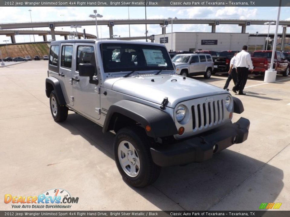 2012 Jeep Wrangler Unlimited Sport 4x4 Right Hand Drive Bright Silver Metallic / Black Photo #7