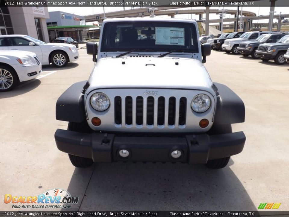 2012 Jeep Wrangler Unlimited Sport 4x4 Right Hand Drive Bright Silver Metallic / Black Photo #8