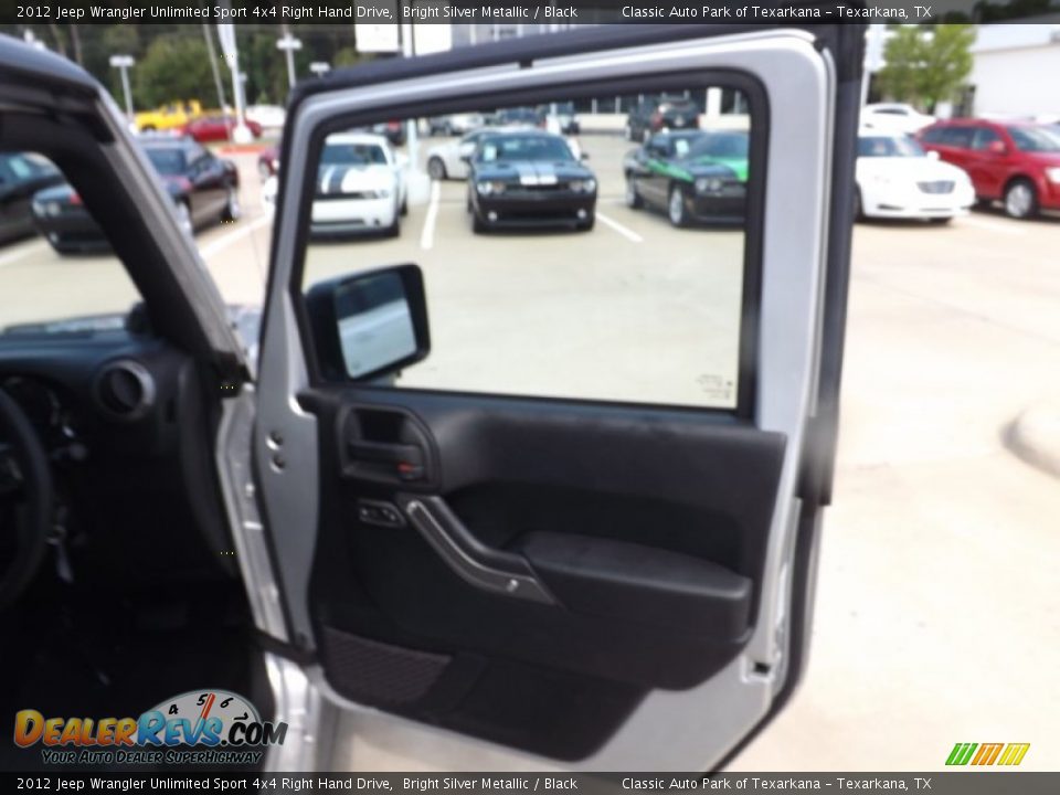 2012 Jeep Wrangler Unlimited Sport 4x4 Right Hand Drive Bright Silver Metallic / Black Photo #13
