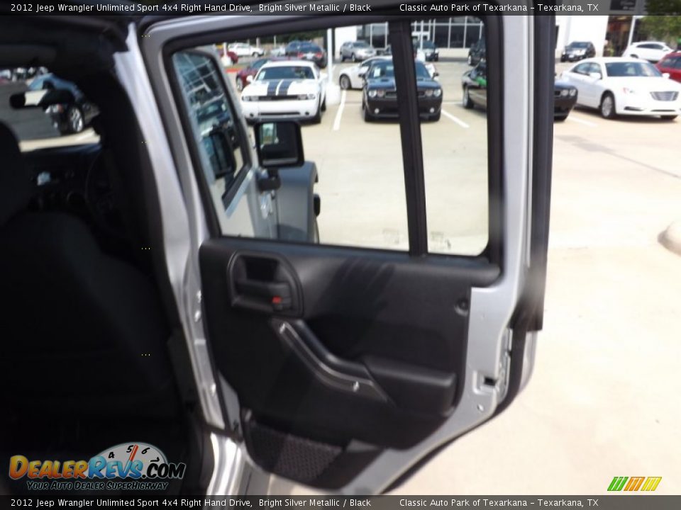 2012 Jeep Wrangler Unlimited Sport 4x4 Right Hand Drive Bright Silver Metallic / Black Photo #14