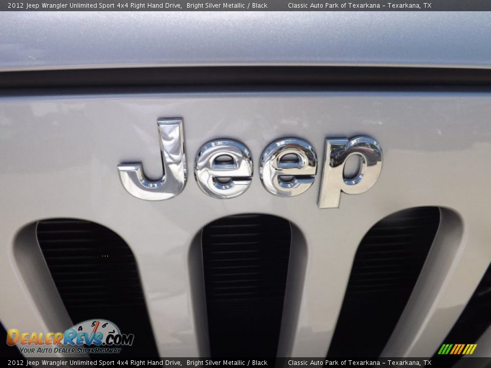 2012 Jeep Wrangler Unlimited Sport 4x4 Right Hand Drive Bright Silver Metallic / Black Photo #18