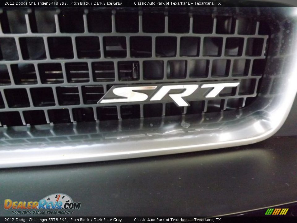 2012 Dodge Challenger SRT8 392 Pitch Black / Dark Slate Gray Photo #21