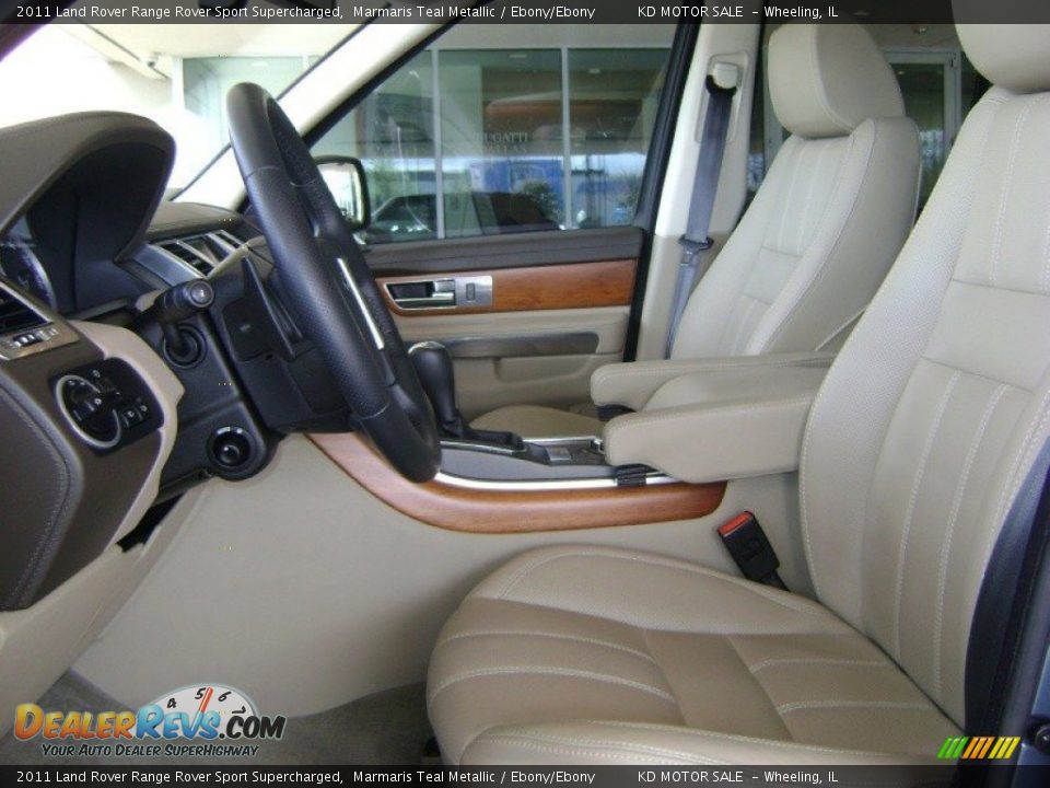 2011 Land Rover Range Rover Sport Supercharged Marmaris Teal Metallic / Ebony/Ebony Photo #3