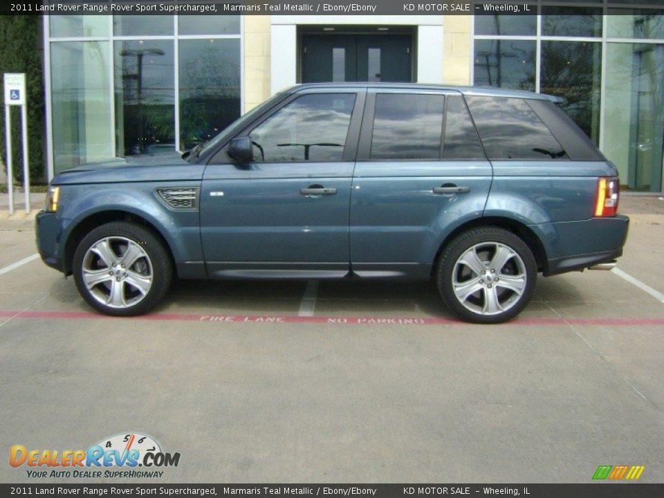 Marmaris Teal Metallic 2011 Land Rover Range Rover Sport Supercharged Photo #6