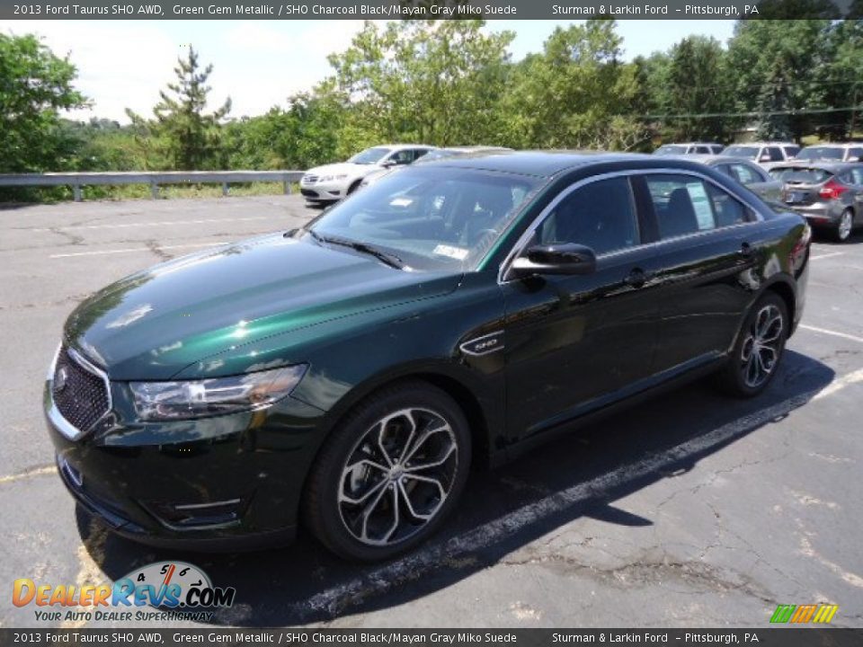 2013 Ford Taurus SHO AWD Green Gem Metallic / SHO Charcoal