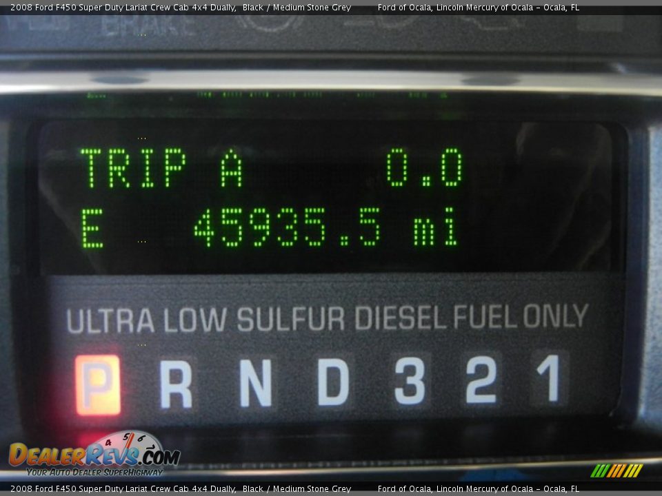 2008 Ford F450 Super Duty Lariat Crew Cab 4x4 Dually Black / Medium Stone Grey Photo #24