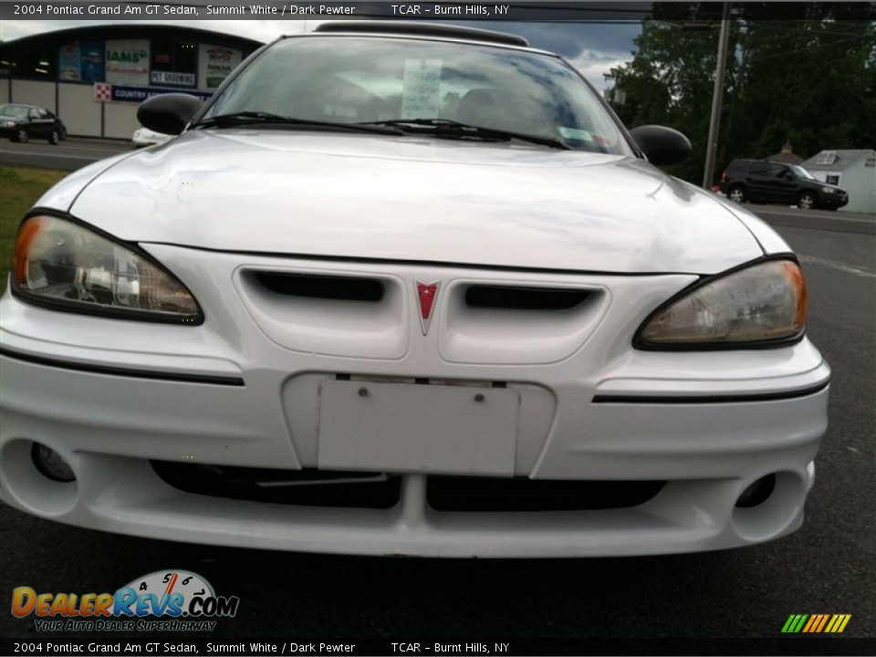 2004 Pontiac Grand Am GT Sedan Summit White / Dark Pewter Photo #3